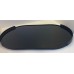 Bandeja de Metal com Vidro Preto G 